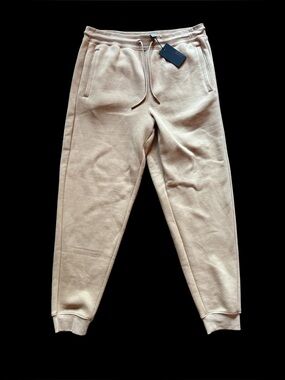 ✨ cream joggers with drawstring waist and pockets✨